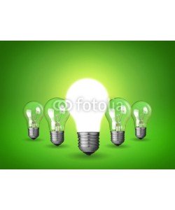 chones, Idea concept with light bulbs