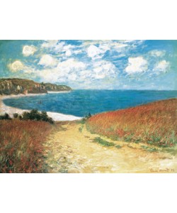 Claude Monet, Meadow Road to Pourville, 1882