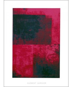 Clément Garnier, Surface 2, (red) (Büttenpapier)