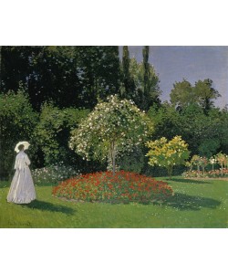 Claude Monet, Dame im Garten, 1867