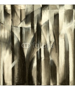 clivewa, a charcoal study for a painting