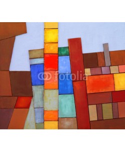 clivewa, A Painted Abstract Collage