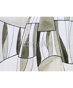 clivewa, a study for an abstract painting