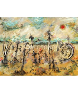 clivewa, a surreal landscape painting