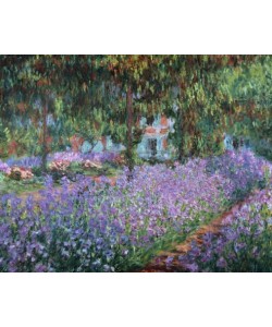 Claude Monet, Blühende Iris in Monets Garten