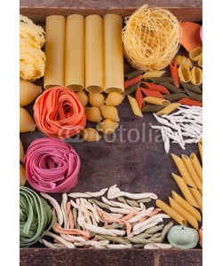 Coffeechocolates, Collection of different types of Italian pasta