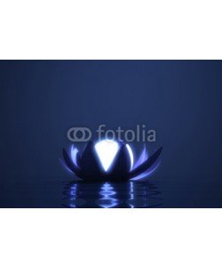 dampoint, Zen flower lotus with glowing sphere