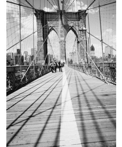 Dave Butcher, Brooklyn Bridge Tower and Cables #1