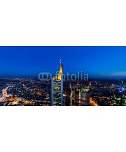 davis, Frankfurt Main Tower Panorama at night