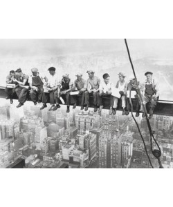 Charles Ebbets, Lunchtime Atop a Skyscraper, 1932