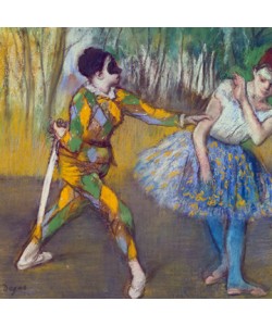 Edgar Degas, Harlekin und Columbine