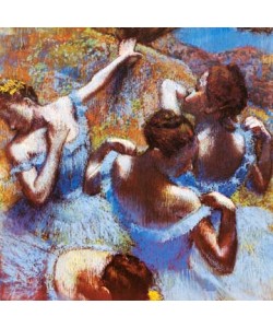Edgar Degas, Tänzerinnen in blauen Kostümen
