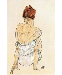 Egon Schiele, Sitzende Frau