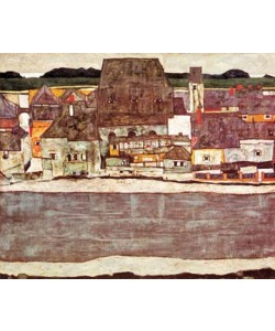 Egon Schiele, Häuser am Fluss II