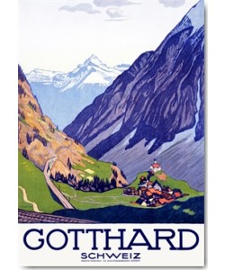 Emil Cardinaux, Gotthard, Schweiz