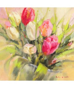Emmanuelle Mertian de Muller, Tulipes en abondance