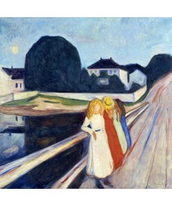 Edvard Munch, Vier Mädchen auf der Brücke