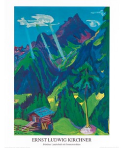 ERNST LUDWIG KIRCHNER, Bndner Landschaft