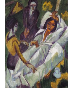 ERNST LUDWIG KIRCHNER, Frauen beim Tee