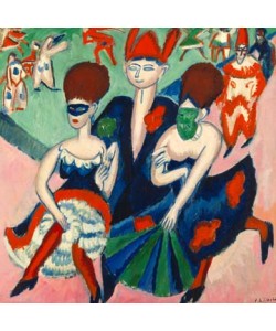 ERNST LUDWIG KIRCHNER, Maskentänzer