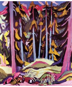 ERNST LUDWIG KIRCHNER, Waldinneres