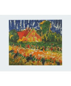Erich Heckel, Haus im Herbst - 1908