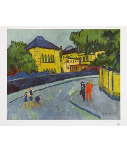 ERNST LUDWIG KIRCHNER, Dresden - Friedrichstadt, 1909