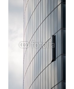 europhotos, Modern skyscraper with one window opened