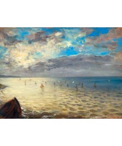 Eugene Delacroix, Das Meer, von den Höhen bei...