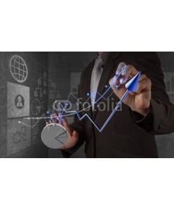 everythingpossible, businessman hand working with new modern computer and business s