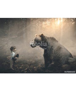 kevron2001, Little girl and bear