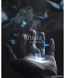 kevron2001, Hand and butterflies