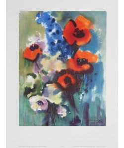 Franz Aumüller, Roter Mohn und Rittersporn