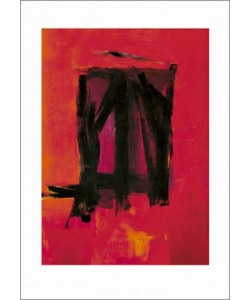 Franz Kline, Red painting, 1961 (Büttenpapier)