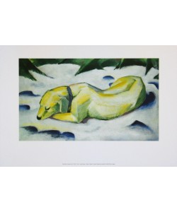 Franz Marc, Der weiße Hund, 1910/11