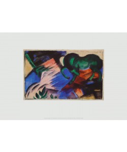 Franz Marc, Grünes Pferd, 1912