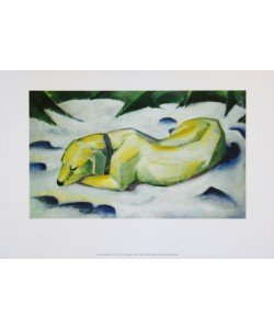 Franz Marc, Der weiße Hund, 1910/11