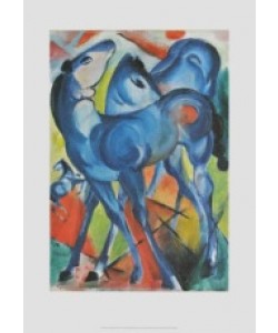 Franz Marc, Die blauen Fohlen, 1913