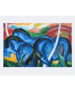 Franz Marc, Die großen blauen Pferde, 1911
