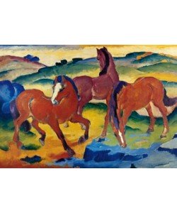 Franz Marc, Die roten Pferde