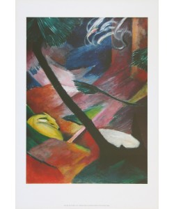 Franz Marc, Reh im Walde II, 1912
