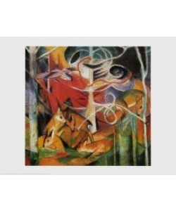 Franz Marc, Rehe im Wald I