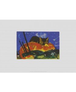Franz Marc, Zwei Katzen, 1913