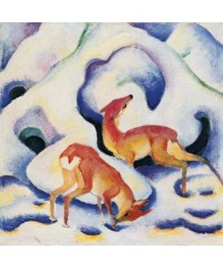 Franz Marc, Rehe im Schnee