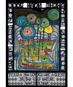 Friedensreich Hundertwasser, ARCHE NOAH (Original Manifesto-Art-Prints)