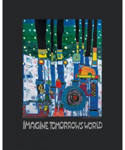 Friedensreich Hundertwasser, IMAGINE TOMORROW'S WORLD (BLUE)