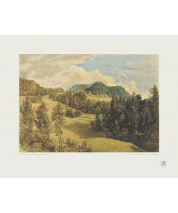 Friedrich Gauermann, Landschaft bei Miesenbach (Kupfertiefdruck)