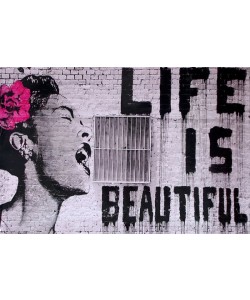 Billie Holiday Life is Beautiful, Street Art, Banksy