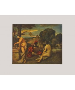 Giorgio Giorgione, Ländliches Konzert (Kleinformat)