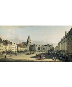 Giovanni Antonio Canaletto, Der alte Markt in Dresden